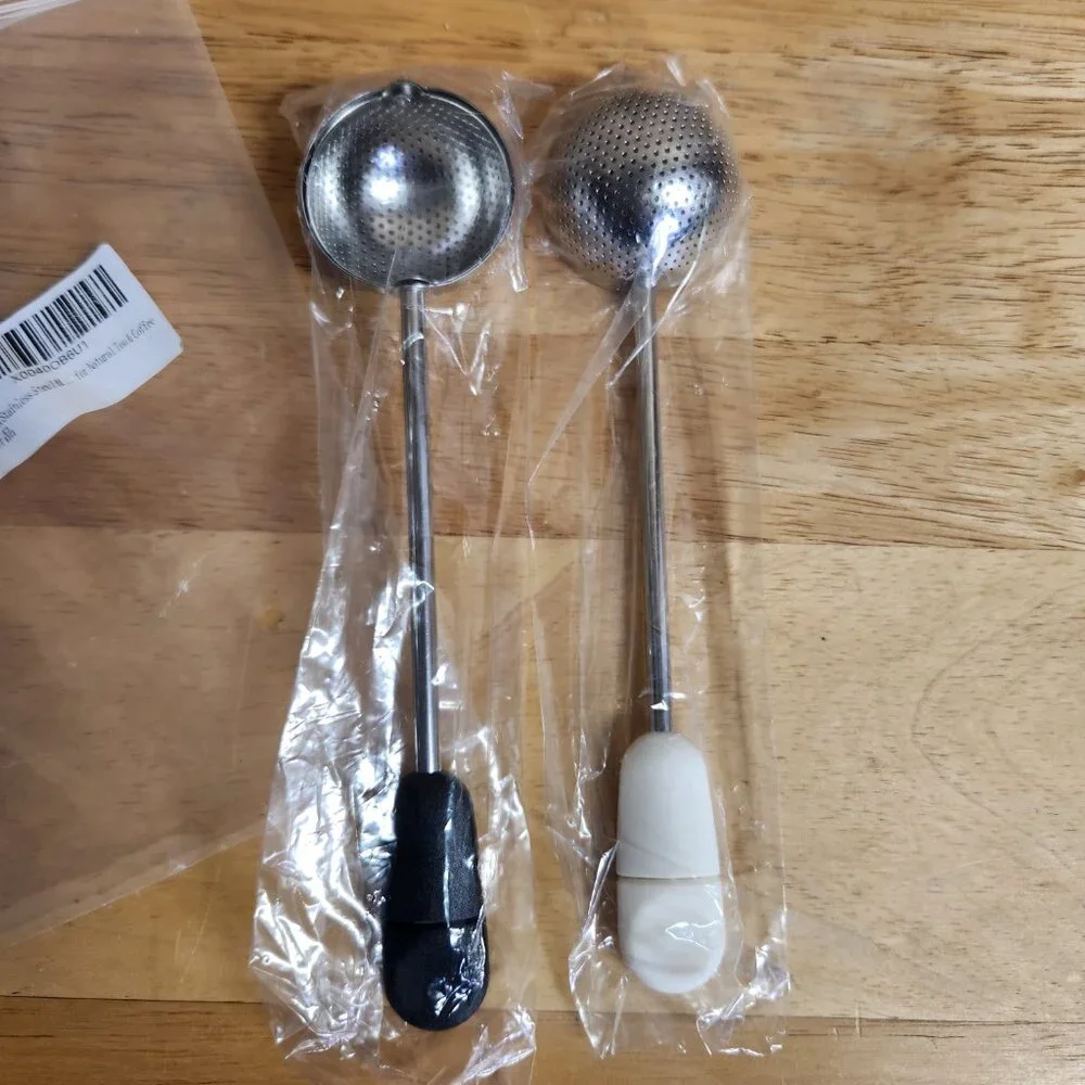 Tea Infusers with Handle Tea Ball Strainer Infuser Stainless Steel Mesh Cooking‎